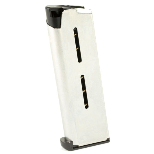 Wilson Combat Officer Magazine for .45 ACP - 7 Round Steel Magazine in Silver