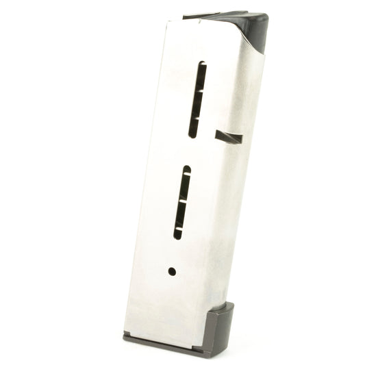 Wilson Combat Officer Model .45 ACP 8-Round Magazine - Durable Silver Stainless Steel