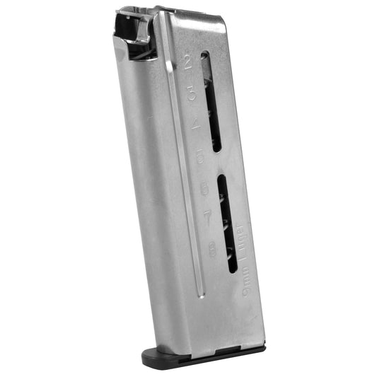 Wilson Combat Elite Tactical Magazine for 1911 9mm - 8 Rounds, Silver