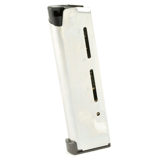 Wilson Combat Elite Tactical Magazine for 1911 45 ACP - 8 Rounds, Silver