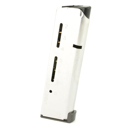 Wilson Combat Elite Tactical Magazine for 1911 45 ACP - 8 Rounds, Silver