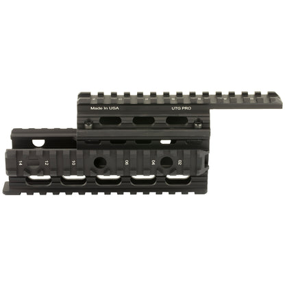 Leapers Inc. - UTG UTGMTU009 AK-47 Quad Rail Handguard with Picatinny Rails and Rubber Guards
