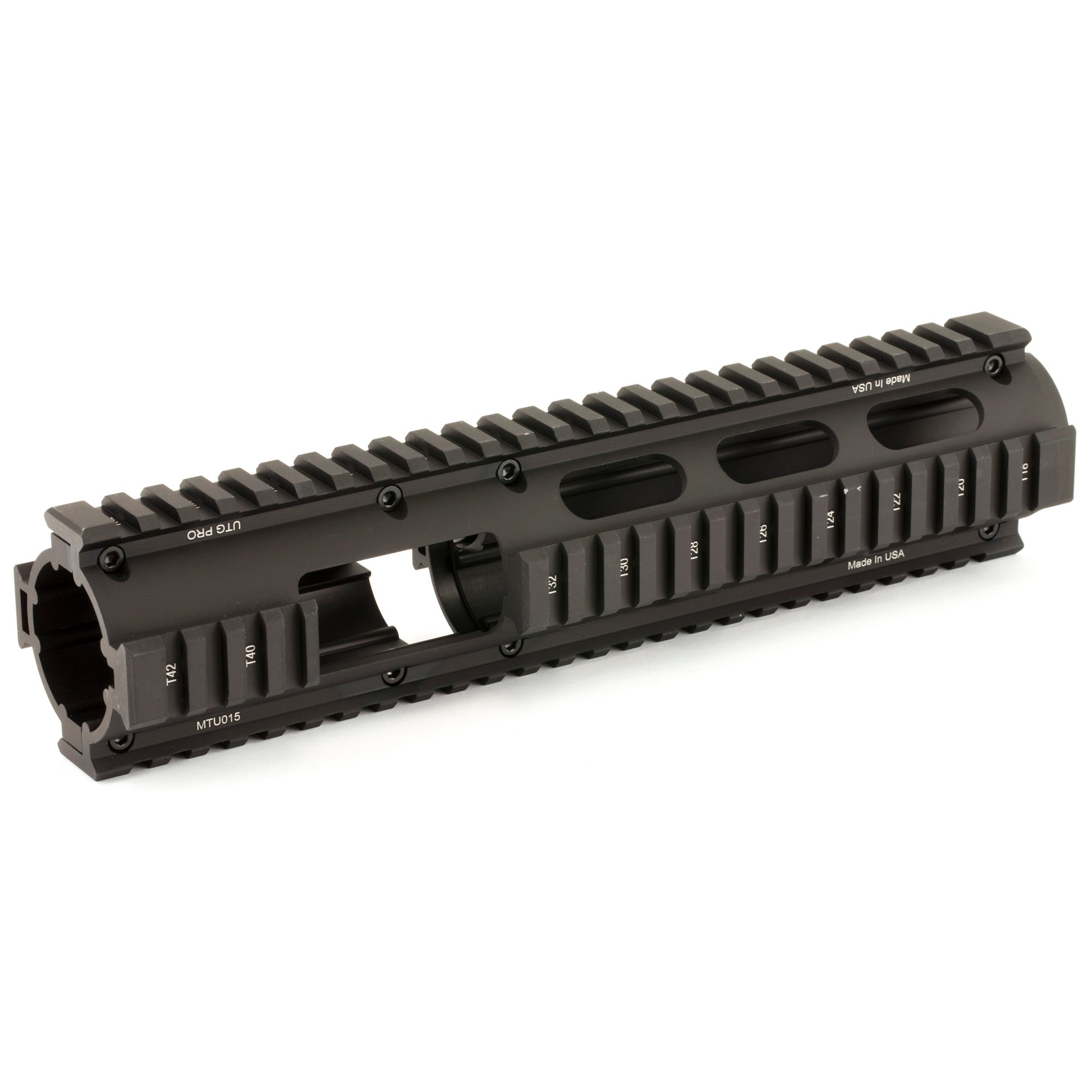 Leapers, Inc. - UTG Model 4/15 Extended Carbine Length Drop-In Quad Rail in Black