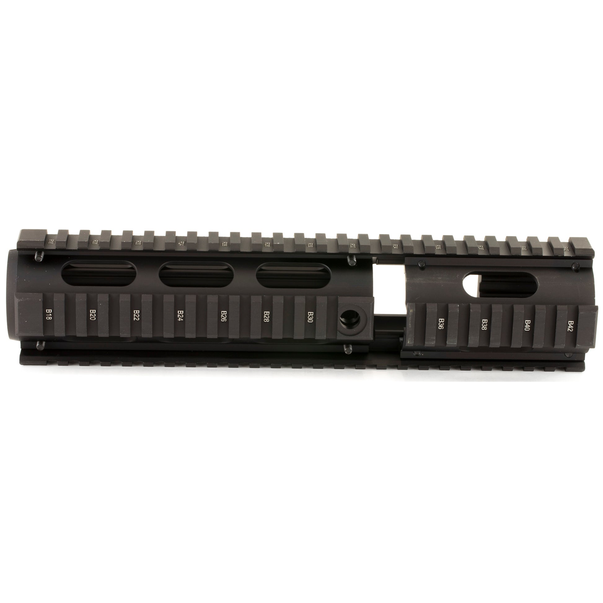Leapers, Inc. - UTG Model 4/15 Extended Carbine Length Drop-In Quad Rail in Black