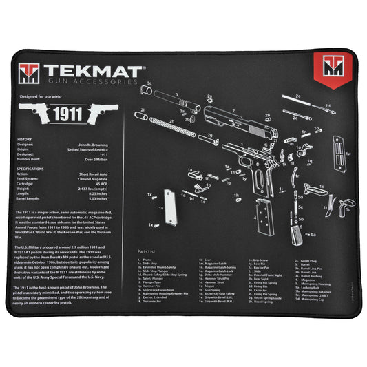 TekMat Ultra 20 Premium Gun Cleaning and Maintenance Mat for 1911 Pistols by TekMat