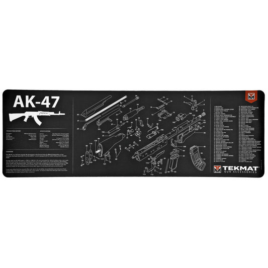 TekMat Rifle Mat for AK-47 * 12 x 36 Inches Gun Cleaning and Maintenance Mat