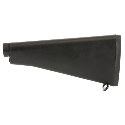 Leapers UTG Model 4 AR-15 Fixed Stock Assembly * Durable Black M16A2 Style Buffer Stock for AR-15 Rifles