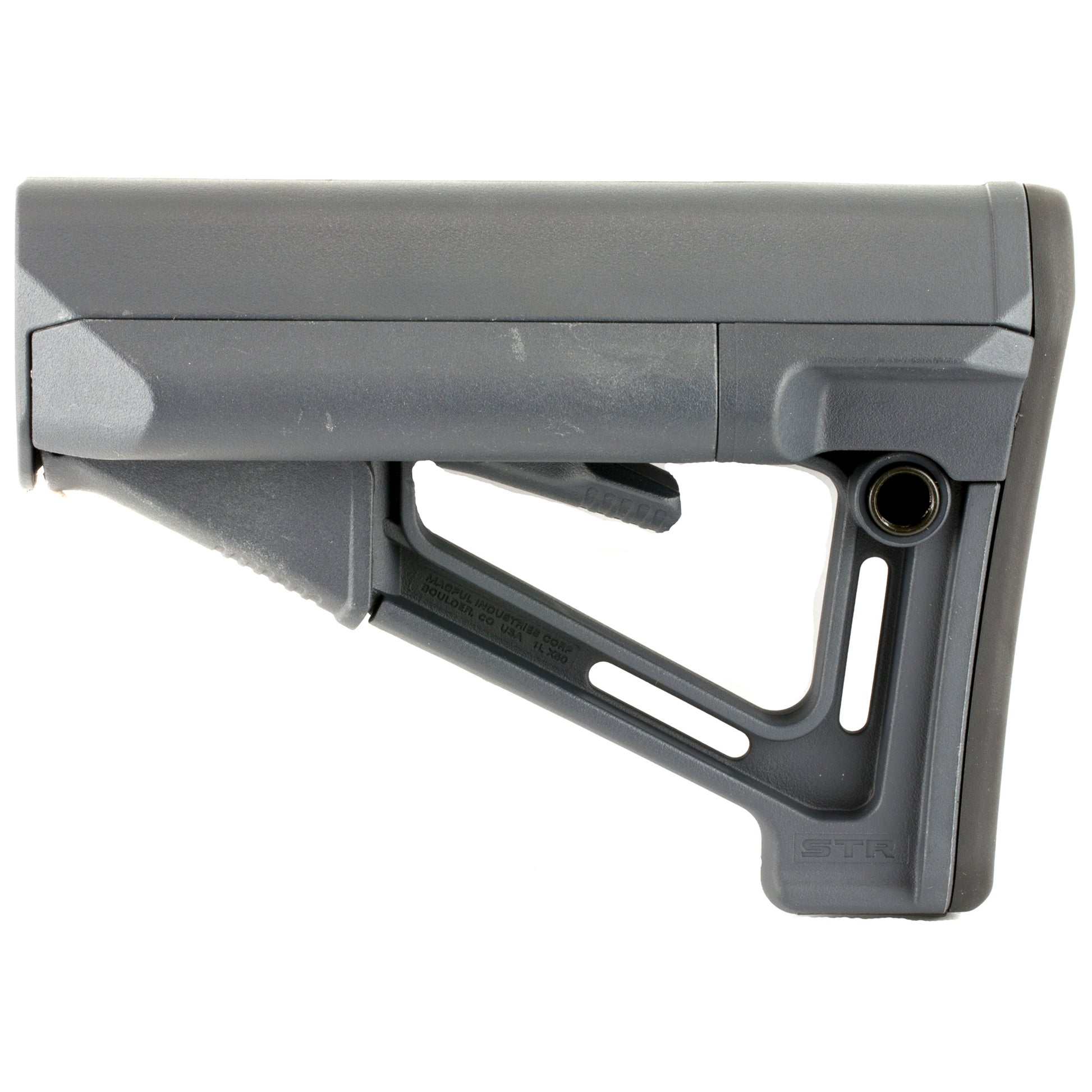 Magpul Industries MAG470-GRY STR Carbine Stock with Storage, Gray