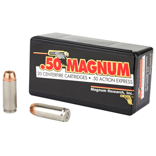 Magnum Research Blount 50 AE 300-Grain Hollow Point Ammunition - 20 Rds per Box, 400 per Case