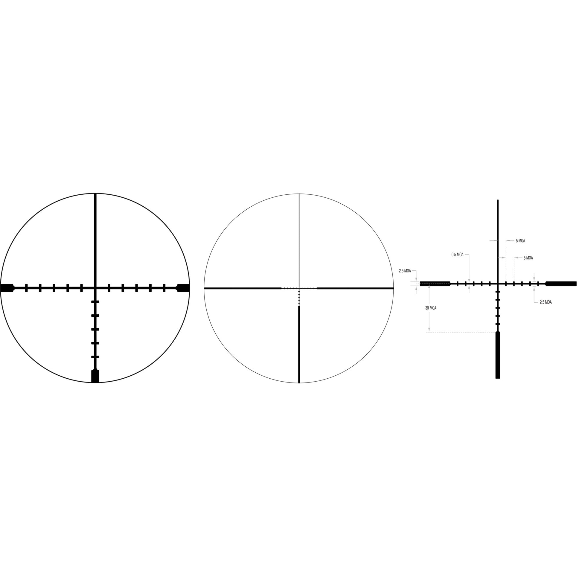 Trijicon Ascent 1-4x24 Tactical Riflescope with BDC Target Holds Reticle