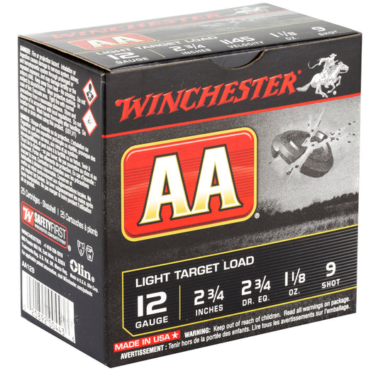 Winchester Ammunition AA Target 12 Gauge Shotshells (25 Count Box)