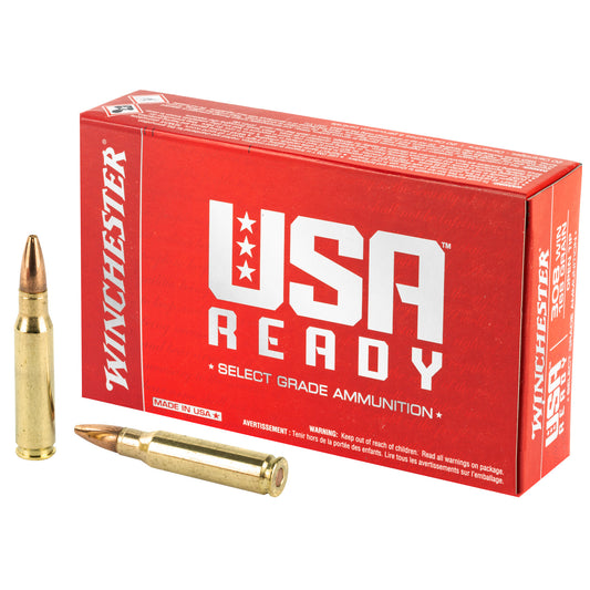 Winchester Ammunition USA Ready 308 Winchester 168-Grain Open Tip * Box of 20 Rounds