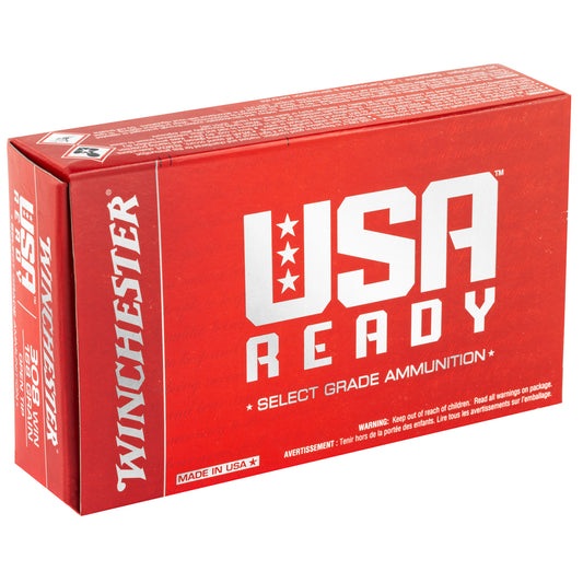 Winchester Ammunition USA Ready 308 Winchester 168-Grain Open Tip * Box of 20 Rounds