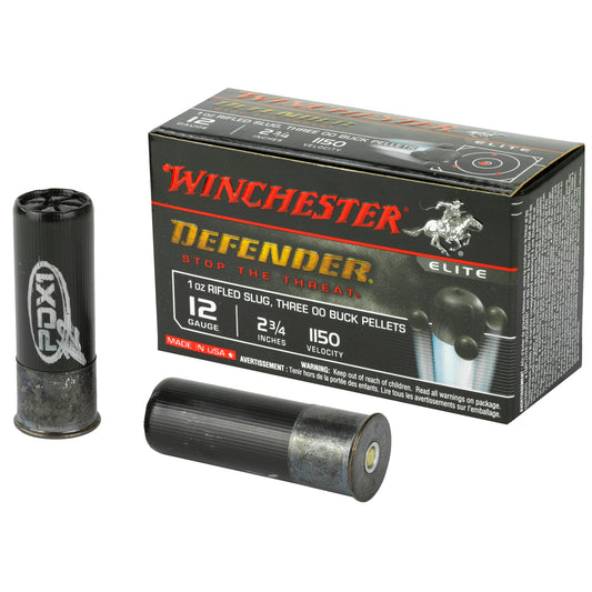 Winchester Ammunition PDX1 Defender 12 Gauge 2.75 Inch Slug and Buckshot Load