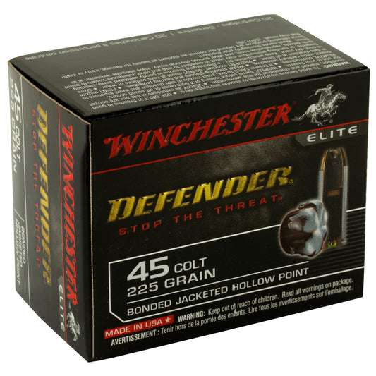 Winchester Ammunition PDX1 Defender .45 Long Colt 225-Grain Hollow Point Ammo - 20 Rounds