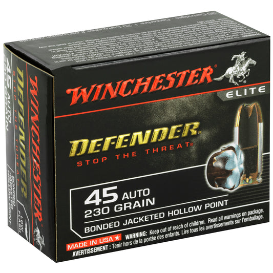 Winchester Ammunition PDX1 Defender 45 ACP 230-Grain Hollow Point - Superior Personal Defense