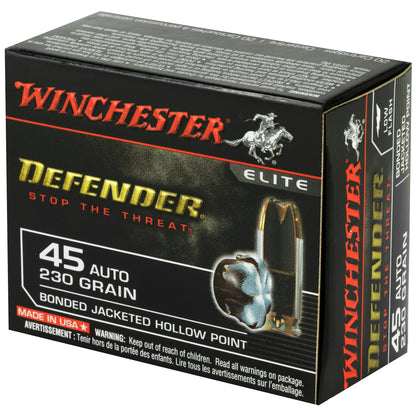 Winchester Ammunition PDX1 Defender 45 ACP 230-Grain Hollow Point - Superior Personal Defense