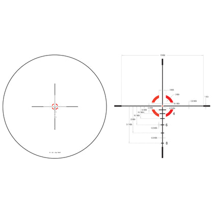 Trijicon Credo 1-4x24 Low Power Variable Riflescope with Red BDC Segmented Circle Reticle