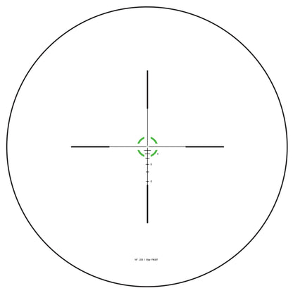 Trijicon Credo 1-6x24 Scope with Green BDC Segmented Circle Reticle for Tactical and Hunting Applications