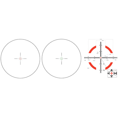 Trijicon Credo 1-8x28 FFP MRAD R/G Tactical Riflescope