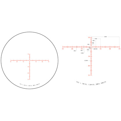 Trijicon Credo HX 2.5-15x56 Rifle Scope with Red MOA Center Dot Reticle