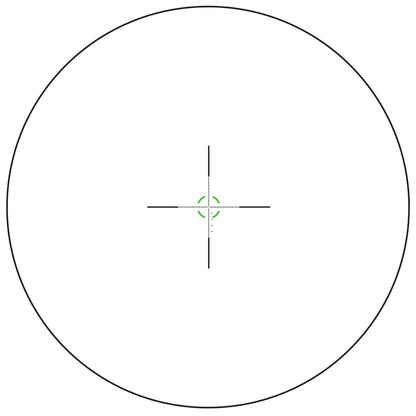 Trijicon Credo HX 1-6x24 Low Power Variable Hunting Scope with Green MOA Segmented Circle Reticle