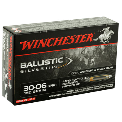 Winchester Ammunition Ballistic Silvertip 30-06 Springfield 150-Grain Polymer Tip Hunting Ammo (20 Rounds per Box)