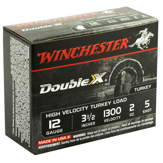 Winchester Ammunition Double X High-Velocity 12 Gauge Shotshells * 3.5-inch, #5 Shot, 2 oz, 10 Rounds per Box