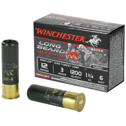 Winchester Ammunition Long Beard XR 12 Gauge Turkey Shotshells - 1.75 oz, #6 Shot, 10 Rounds per Box