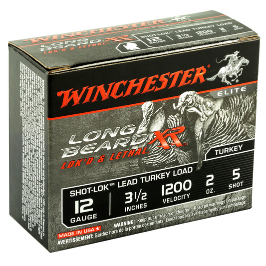 Winchester Ammunition Longbeard XR 12 Gauge Turkey Shotshells * 2 oz, #5 Lead Shot, 10 Rounds per Box