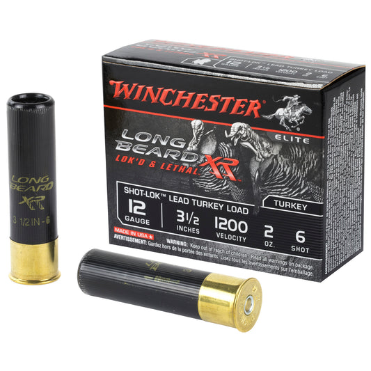 Winchester Ammunition Long Beard XR 12 Gauge 3.5-inch Shotshells with #6 Shot - 2 oz, 10 Rounds per Box