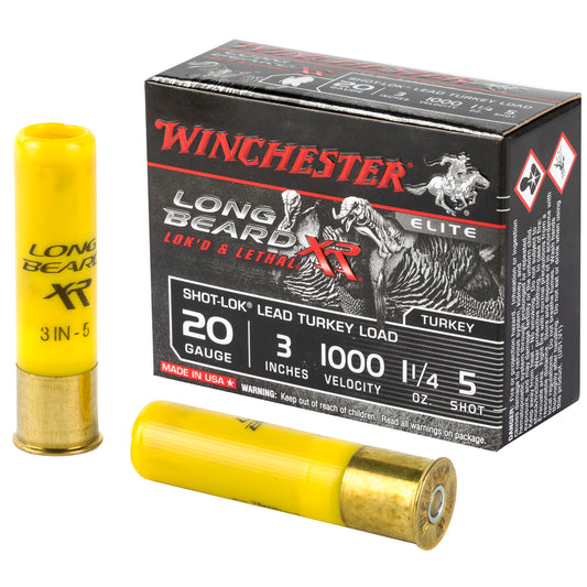 Winchester Ammunition Long Beard XR 20 Gauge Shotshells - 1 1/4 oz #5 Shot, 10 Per Box