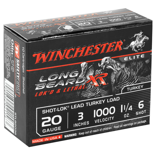 Winchester Ammunition Longbeard XR 20 Gauge Shotshells * 1 1/4 oz #6 Shot, 10 Rounds per Box