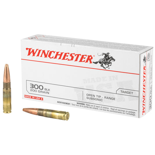 Winchester Ammunition USA 300 Blackout 200-Grain Open Tip - 20 Rounds Per Box