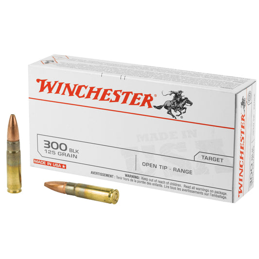 Winchester Ammunition USA 300 Blackout 125 Grain Open Tip * Box of 20 Rounds