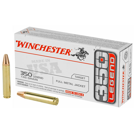 Winchester Ammunition USA 350 Legend 145 Grain Full Metal Jacket - 20 Rounds Per Box