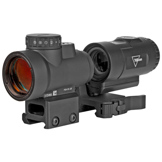 Trijicon MRO HD Red Dot Reflex Sight with Magnifier Combo * 25mm Objective, 2 MOA & 68 MOA Reticles, Black