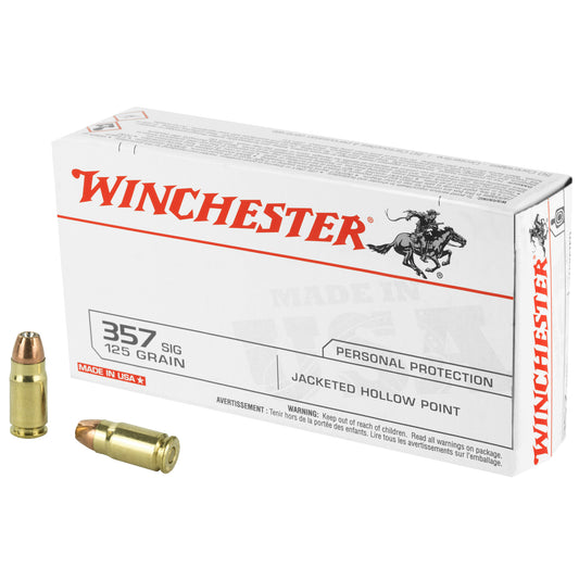 Winchester Ammunition USA 357 Sig 125-Grain Hollow Point - Pack of 50 Rounds