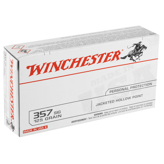 Winchester Ammunition USA 357 Sig 125-Grain Hollow Point - Pack of 50 Rounds