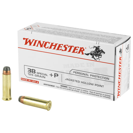 Winchester Ammunition USA 38 Special 125-Grain Hollow Point Ammo * Reliable Performance for Hunting and Shooting