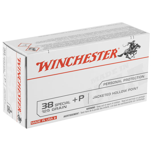 Winchester Ammunition USA 38 Special 125-Grain Hollow Point Ammo * Reliable Performance for Hunting and Shooting