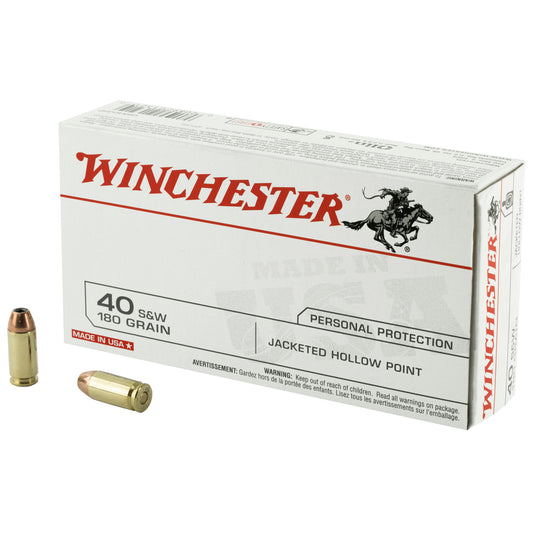 Winchester Ammunition USA 40 S&W 180-Grain Hollow Point Ammunition * 50 Rounds Per Box
