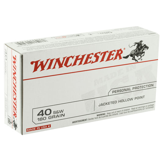 Winchester Ammunition USA 40 S&W 180-Grain Hollow Point Ammunition * 50 Rounds Per Box