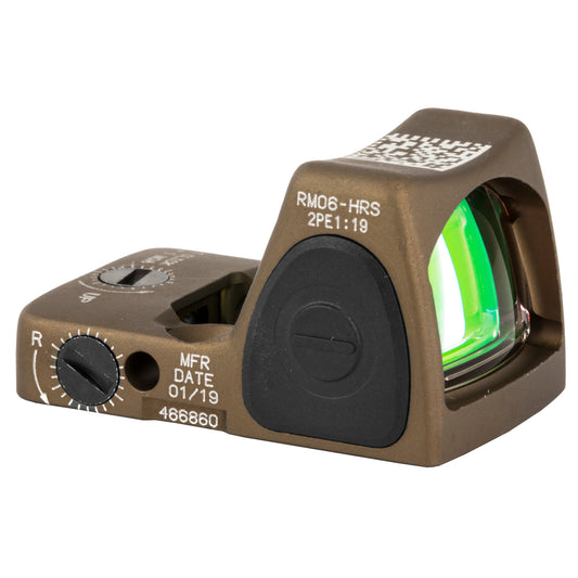 Trijicon RMR Type 2 Coyote Brown Reflex Sight with Adjustable LED, 3.25 MOA Dot