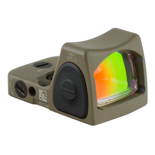 Trijicon RMR Type 2 Reflex Sight in Flat Dark Earth * 6.5 MOA Dot for Enhanced Shooting Accuracy