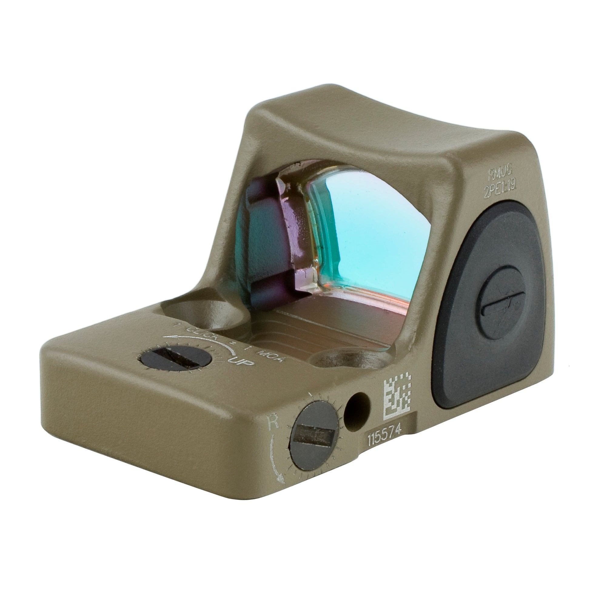 Trijicon RMR Type 2 Reflex Sight in Flat Dark Earth * 6.5 MOA Dot for Enhanced Shooting Accuracy