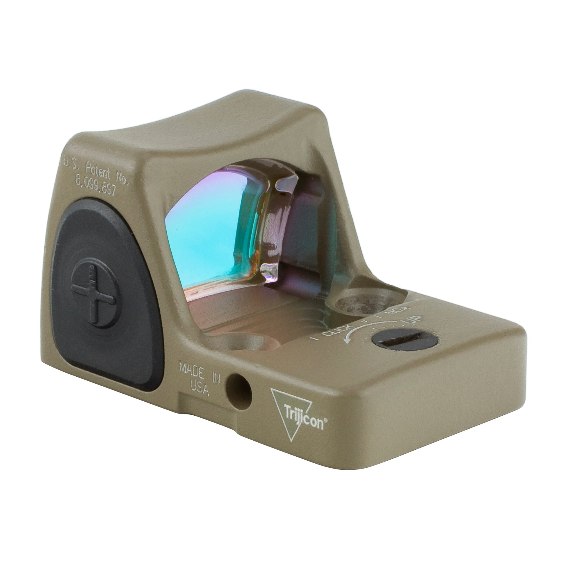 Trijicon RMR Type 2 Reflex Sight in Flat Dark Earth * 6.5 MOA Dot for Enhanced Shooting Accuracy