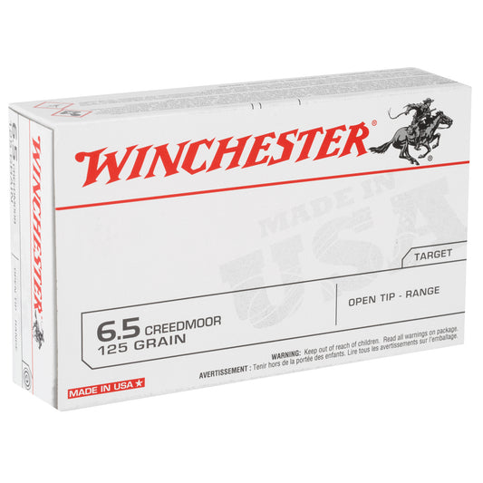 Winchester Ammunition USA 6.5 Creedmoor 125-Grain Hollow Point - 20 Rounds per Box, 200 per Case