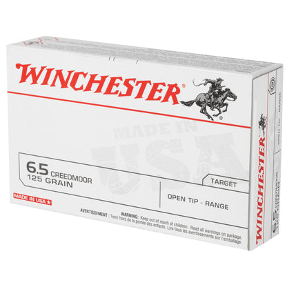 Winchester Ammunition USA 6.5 Creedmoor 125-Grain Hollow Point - 20 Rounds per Box, 200 per Case