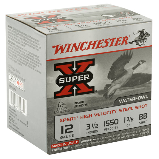 Winchester Ammunition Xpert Hi-Velocity Steel 12 Gauge 3.5" BB Shot - 25 Rounds
